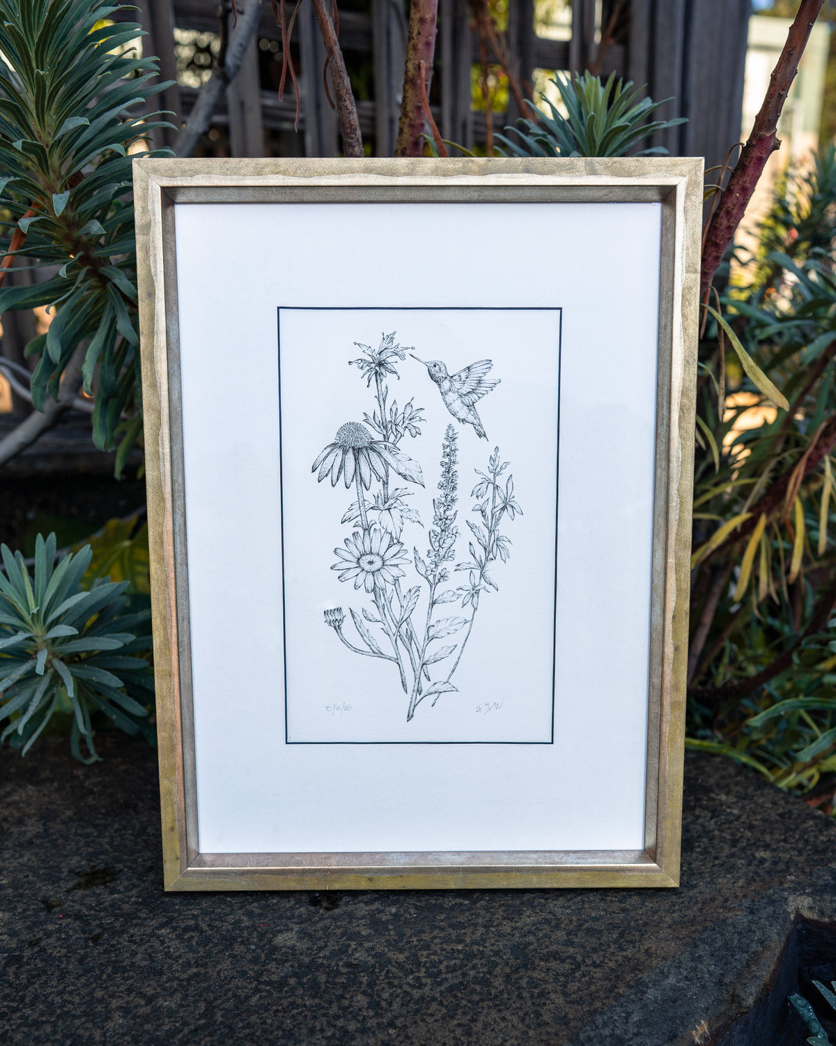 Earth as Eden: Custom Original Ink Drawing